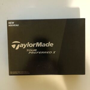 TaylorMade Tour Preferred X Golf Balls in Sleek Black Packaging, Brand New